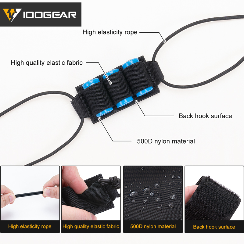 IDOGEAR Tactical SBL NVG Lanyard Tactical Helmet Battery Holder Lanyard 3955