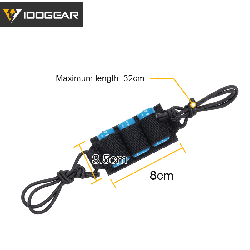 IDOGEAR Tactical SBL NVG Lanyard Tactical Helmet Battery Holder Lanyard 3955