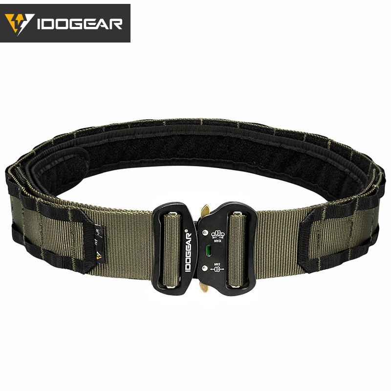 IDOGEAR 2" Tactical Belt Style Riggers Belt MOLLE Heavy Duty Belt System with 1.75" Inner Belt For Men 3414-IDOGEAR INDUSTRIAL