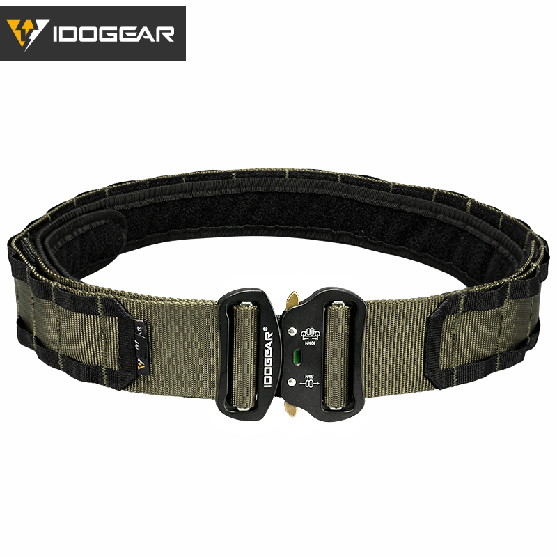 IDOGEAR 2" Tactical Belt Style Riggers Belt MOLLE Heavy Duty Belt System with 1.75" Inner Belt For Men 3414-IDOGEAR INDUSTRIAL