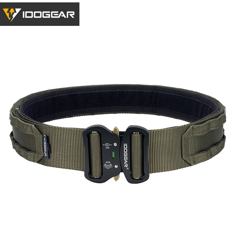 IDOGEAR 2" Tactical Belt Style Riggers Belt MOLLE Heavy Duty Belt System with 1.75" Inner Belt For Men 3414-IDOGEAR INDUSTRIAL
