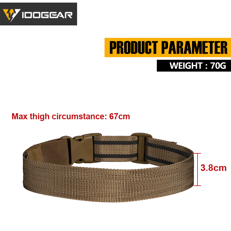 IDOGEAR Tactical Leg Strap Thigh Strap for Thigh Holster Leg Hanger with Quick-Release Buckle for Men 3419