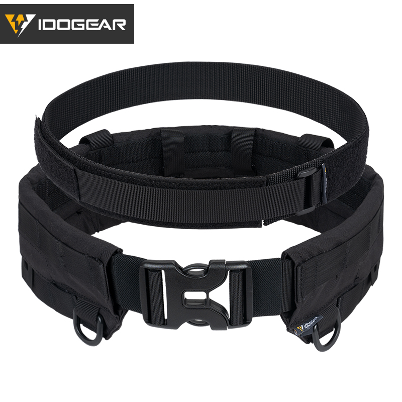 IDOGEAR Tactical MOLLE Belt Modular Rigger's Belt With Inner Belt 3424