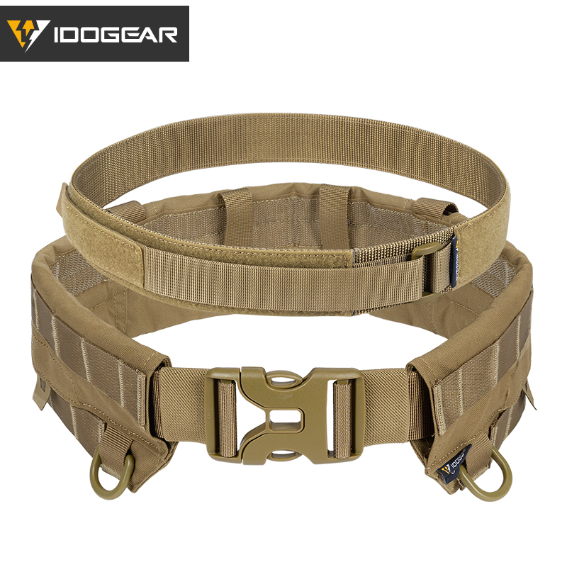 IDOGEAR Tactical MOLLE Belt Modular Rigger's Belt With Inner Belt 3424