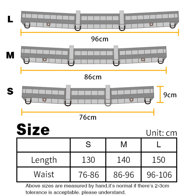 IDOGEAR Tactical MOLLE Belt Modular Rigger's Belt With Inner Belt 3424