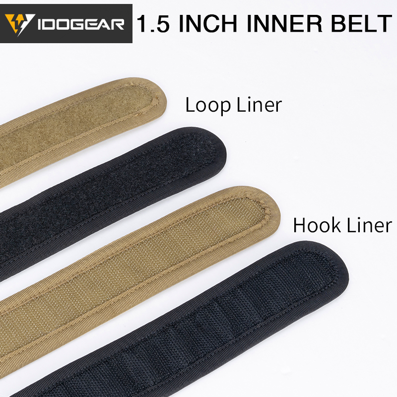 IDOGEAR Loop Liner Inner Belt for Duty Belt 1.5'' Tactical 500D Nylon Belts Unisex Hook and Loop Closure 3425-IDOGEAR INDUSTRIAL