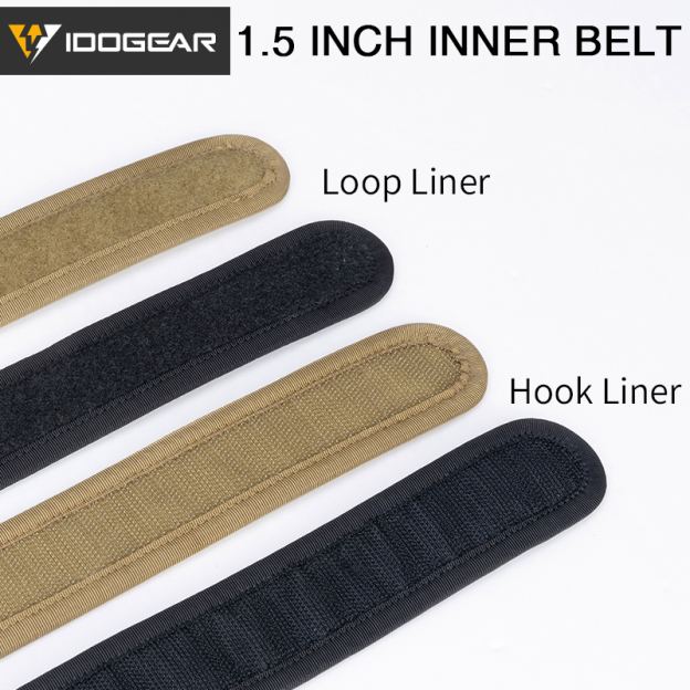 IDOGEAR Loop Liner Inner Belt for Duty Belt 1.5'' Tactical 500D Nylon Belts Unisex Hook and Loop Closure  3425-IDOGEAR INDUSTRIAL