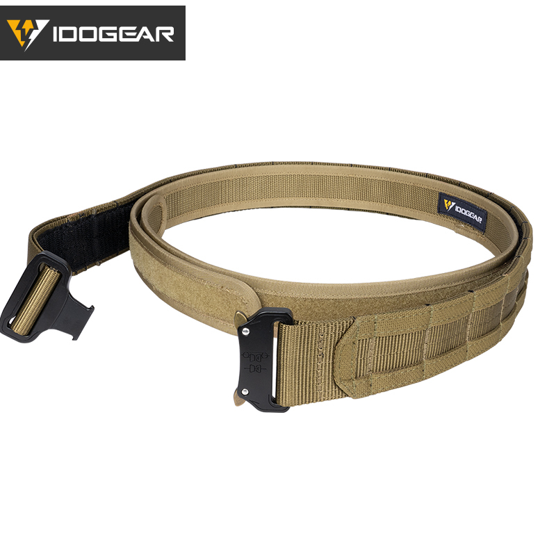 IDOGEAR Loop Liner Inner Belt for Duty Belt 1.5'' Tactical 500D Nylon Belts Unisex Hook and Loop Closure 3425-IDOGEAR INDUSTRIAL