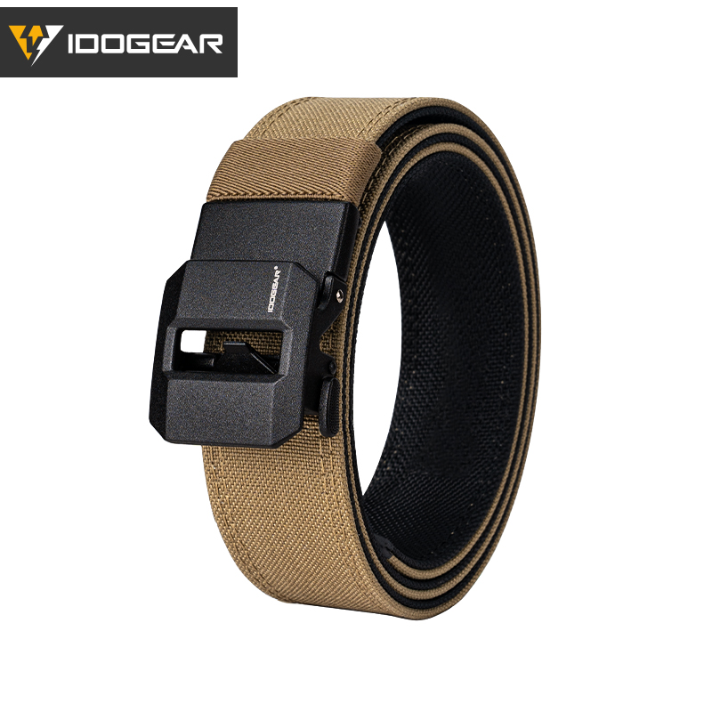 IDOGEAR Mens 1.5" Tactical Belt EDC Nylon Ratchet Belts For Outdoor Sport 3430