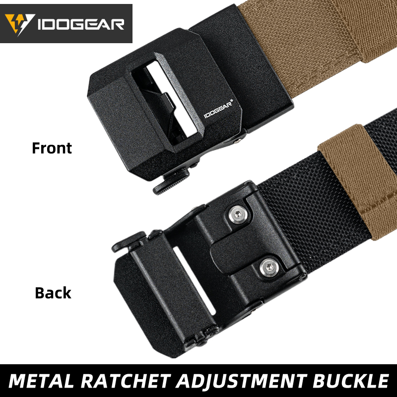 IDOGEAR Men's 1.75" Stretch Ratchet Nylon Belt Adjustable Buckle Four Color CCW Belts 3439