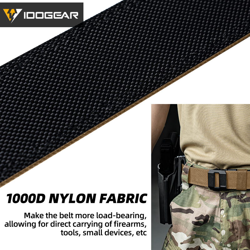 IDOGEAR Men's 1.75" Stretch Ratchet Nylon Belt Adjustable Buckle Four Color CCW Belts 3439