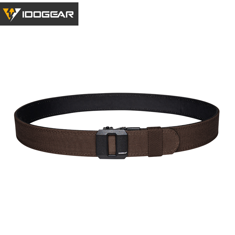 IDOGEAR Mens 1.5" Tactical Belt EDC Nylon Ratchet Belts For Trainiung