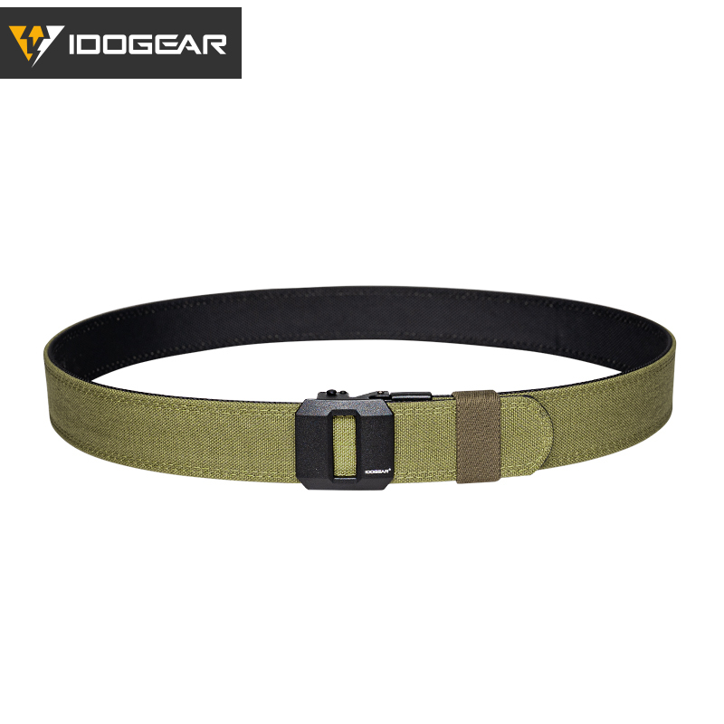 IDOGEAR Men's 1.5'' Nylon Ratchet Belts Ajustable One-Hand Quick-Release for Everyday Carry CCW Belts Magnetic Buckle for Tactical Casual Style Must-have Belts 3430
