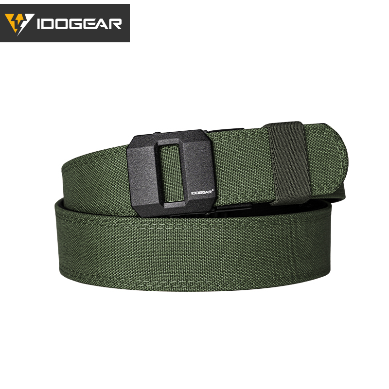 IDOGEAR Mens 1.5" Tactical Belt EDC Nylon Ratchet Belts For Trainiung
