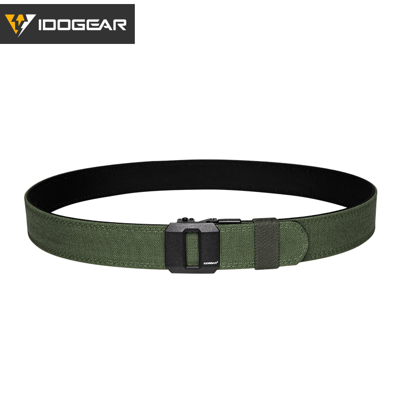 IDOGEAR Mens 1.5" Tactical Belt EDC Nylon Ratchet Belts For Outdoor Sport 3430