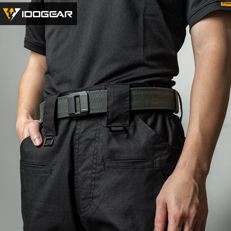 IDOGEAR Mens 1.5" Inch Tactical Belt EDC Nylon Ratchet Gun Belt for Concealed Carry. 3430