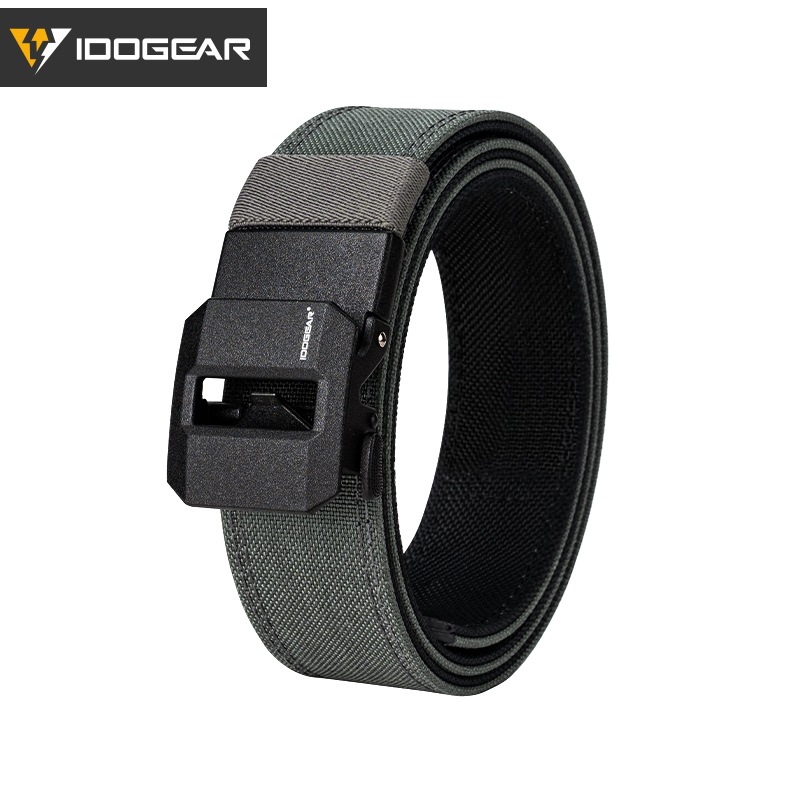 IDOGEAR Mens 1.5" Tactical Belt EDC Nylon Ratchet Belts For Outdoor Sport 3430