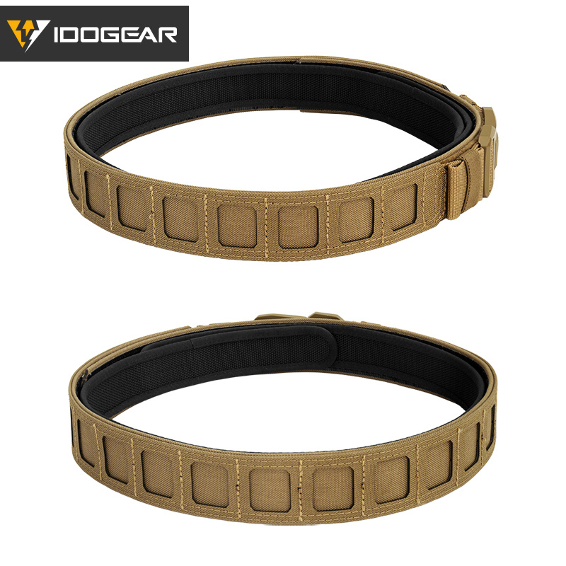IDOGEAR Tactical Men's Belt 2" Quick Release Molle Sport Belt 3433