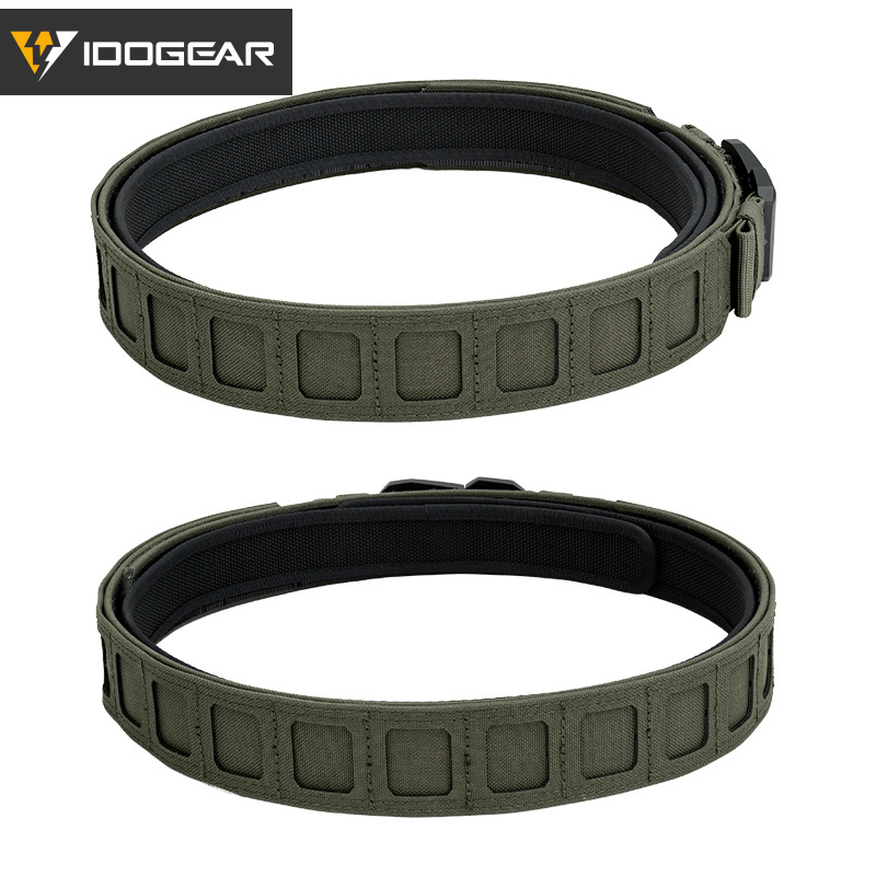 IDOGEAR Tactical Men's Belt 2" Quick Release Molle Sport Belt 3433