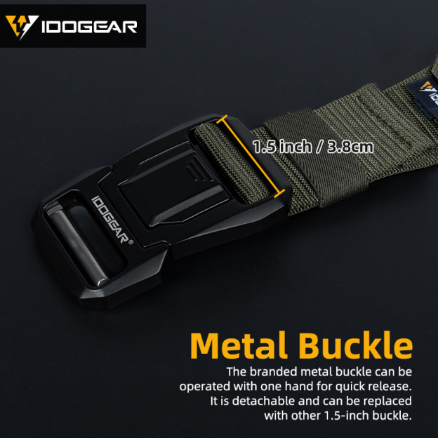 IDOGEAR Tactical 2" Men's Belt  Quick Release Molle Sport Belt 3433