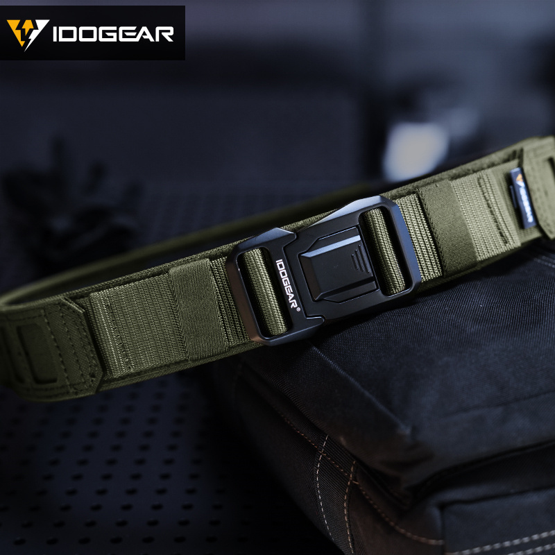 IDOGEAR Tactical 2" Men's Belt  Quick Release Molle Sport Belt 3433
