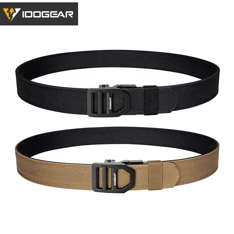 IDOGEAR 1.5" Inch Mens Tactical Belt EDC Nylon Ratchet Belt for Outdoor Sports 3434