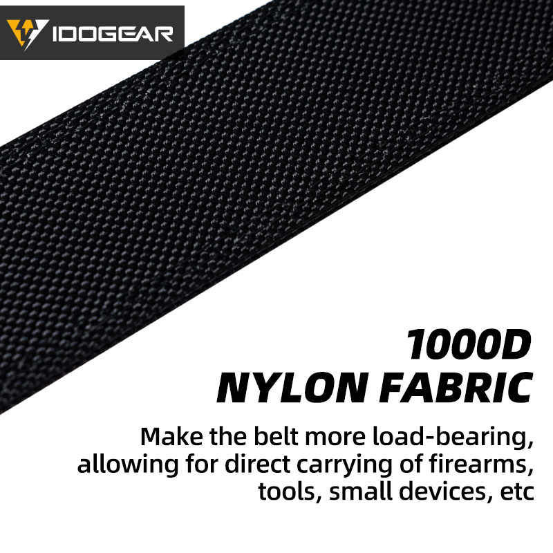 IDOGEAR 1.5" Inch Mens Tactical Belt EDC Nylon Ratchet Belt for Outdoor Sports 3434