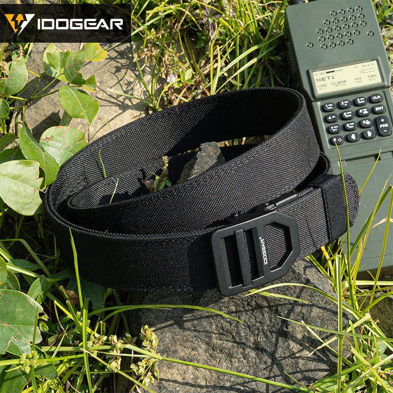 IDOGEAR 1.5" Inch Mens Tactical Belt EDC Nylon Ratchet Belt for Outdoor Sports 3434