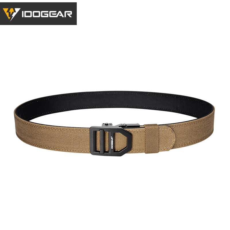 IDOGEAR 1.5" Inch Mens Tactical Belt EDC Nylon Ratchet Belt for Outdoor Sports 3434