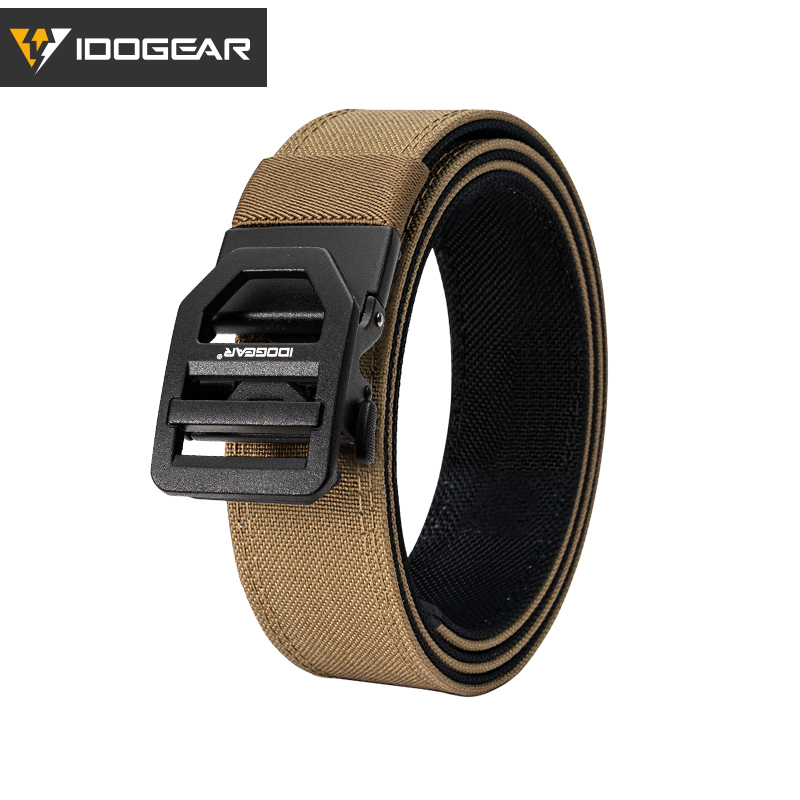 IDOGEAR 1.5" Inch Mens Tactical Belt EDC Nylon Ratchet Belt for Outdoor Sports 3434