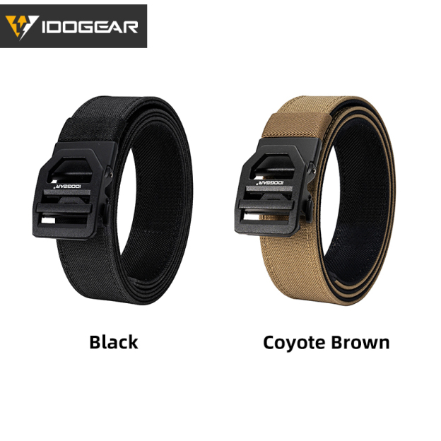 IDOGEAR 1.5" Inch Mens Tactical Belt EDC Nylon Ratchet Belt for Outdoor Sports 3434