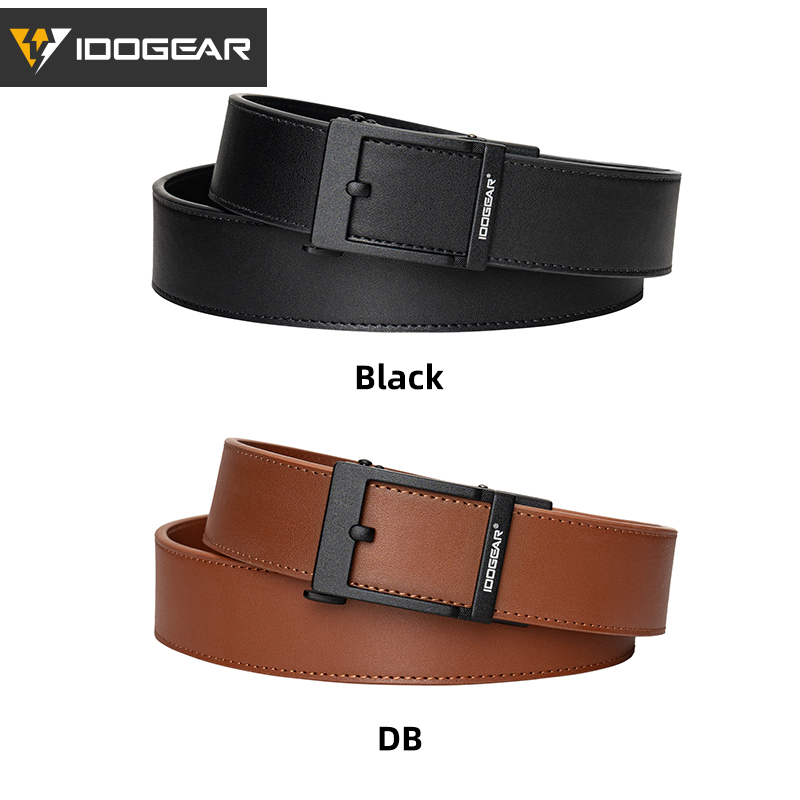 IDOGEAR Men's 1.5" Genuine Leather Casual Belts 3435