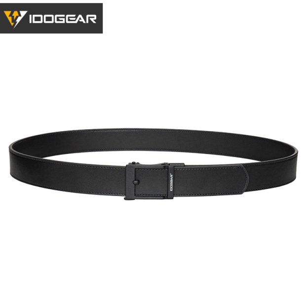  IDOGEAR Men's Belts 1.5" EDC Belts Genuine Leather Casual Belts Black/ Deep Brown Color CCW Belt 3435