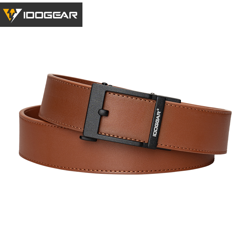 IDOGEAR Men's 1.5" Genuine Leather Casual Belts 3435