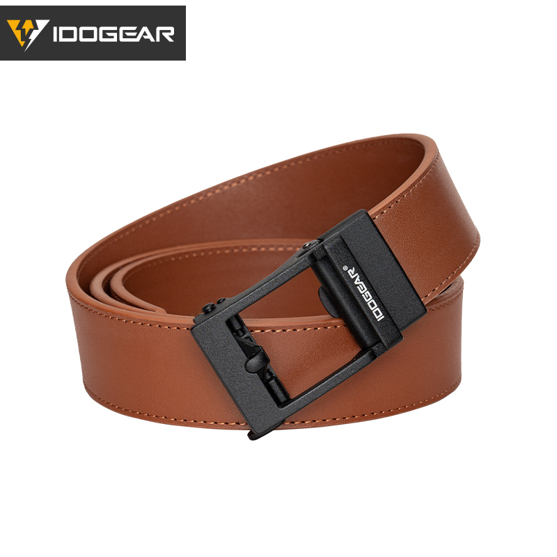 IDOGEAR Men's 1.5" Genuine Leather Casual Belts 3435