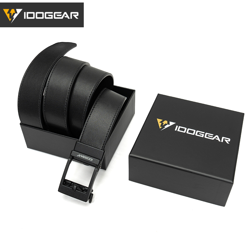  IDOGEAR Men's 1.5" Genuine Leather Casual Belts 3435