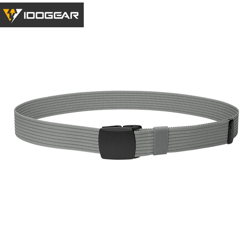 IDOGEAR Tactical Belt Nylon 1.5" YKK POM Buckle Tail Clip Quick Dry Lightweight Sport Belt 3436
