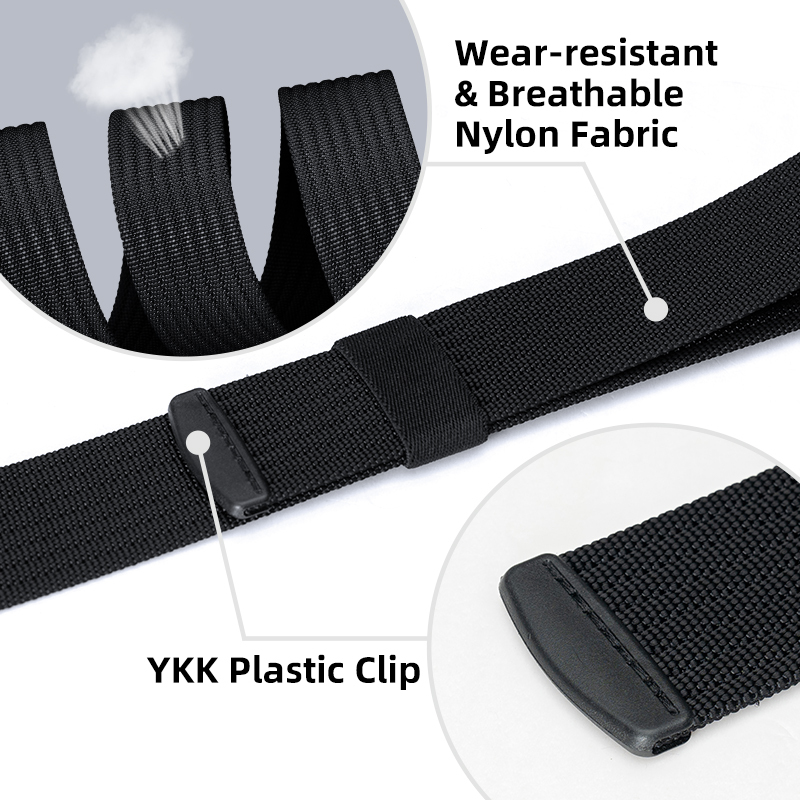 IDOGEAR Tactical Belt Nylon 1.5" YKK POM Buckle Tail Clip Quick Dry Lightweight Sport Belt 3436