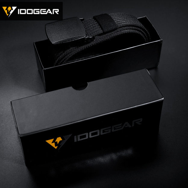 IDOGEAR Tactical Belt Nylon 1.5" YKK POM Buckle Tail Clip Quick Dry Lightweight Sport Belt 3436