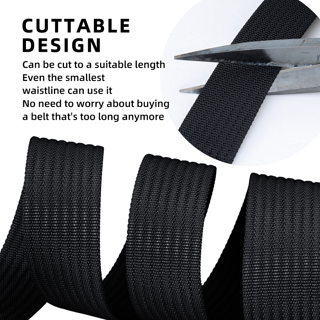 IDOGEAR Tactical Belt Nylon 1.5" YKK POM Buckle Tail Clip Quick Dry Lightweight Sport Belt 3436