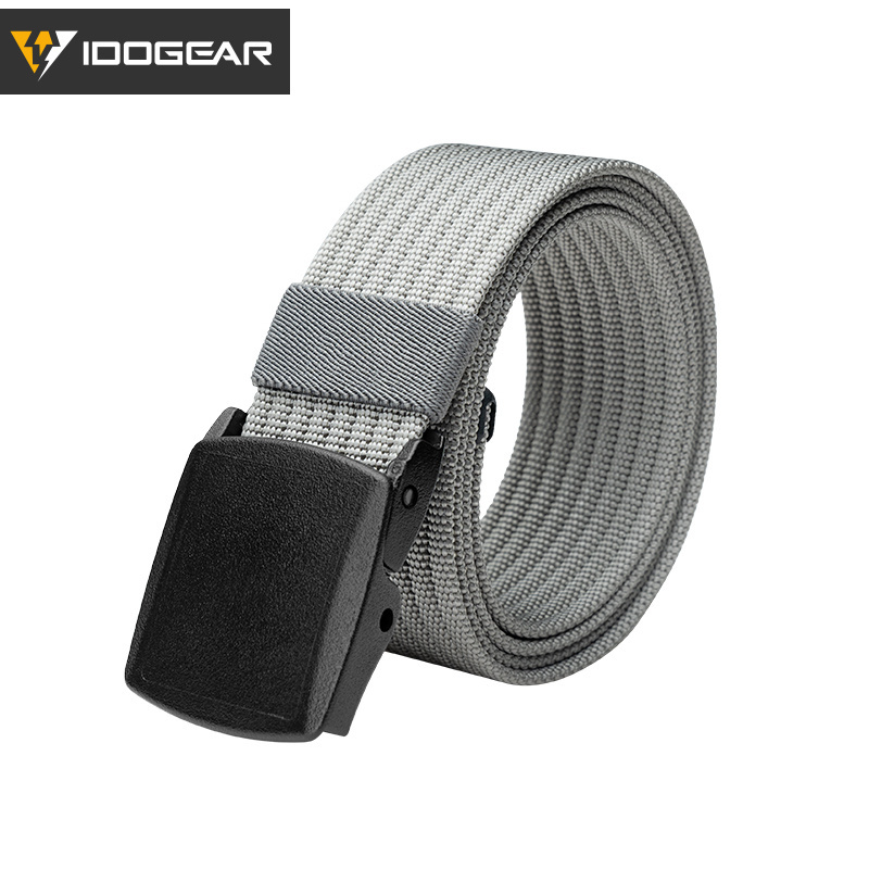 IDOGEAR Tactical Belt Nylon 1.5" YKK POM Buckle Tail Clip Quick Dry Lightweight Sport Belt 3436