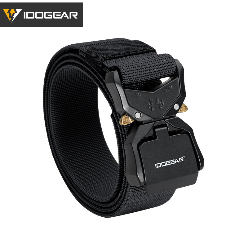 IDOGEAR 1.5'' Men's Tactica Belts Workwear Quick Buckle Release Sport Belts 3437