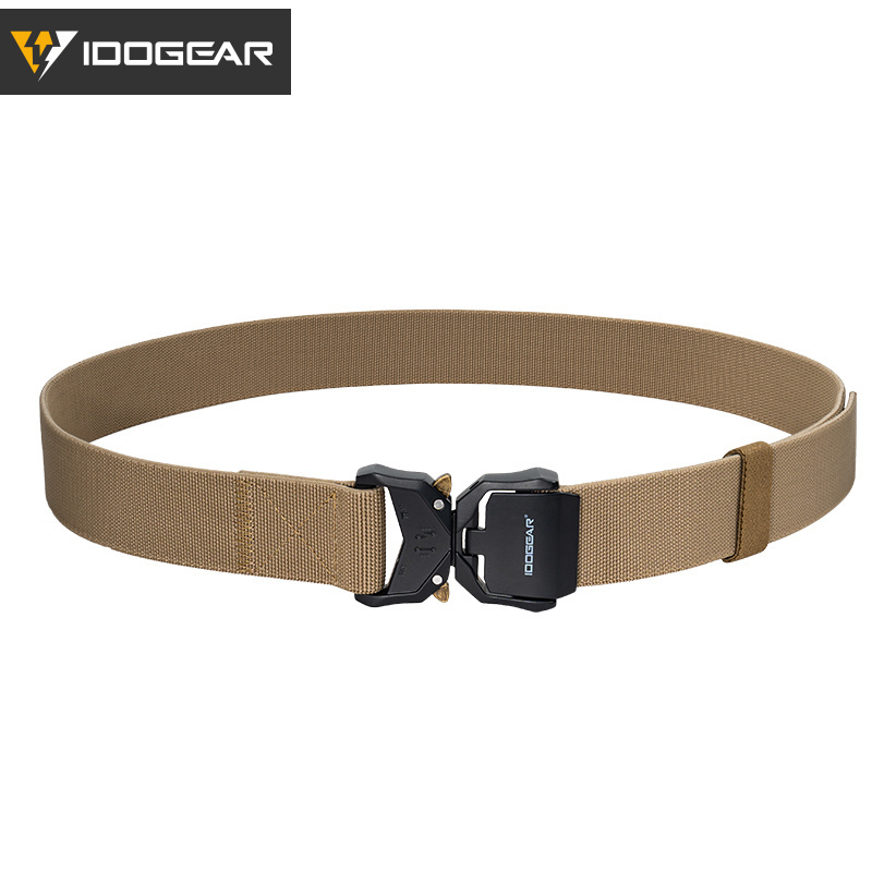 IDOGEAR 1.5'' Men's Tactica Belts Workwear Quick Buckle Release Sport Belts 3437