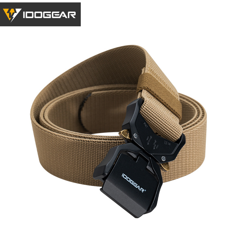 IDOGEAR 1.5'' Men's Tactica Belts Workwear Quick Buckle Release Sport Belts 3437
