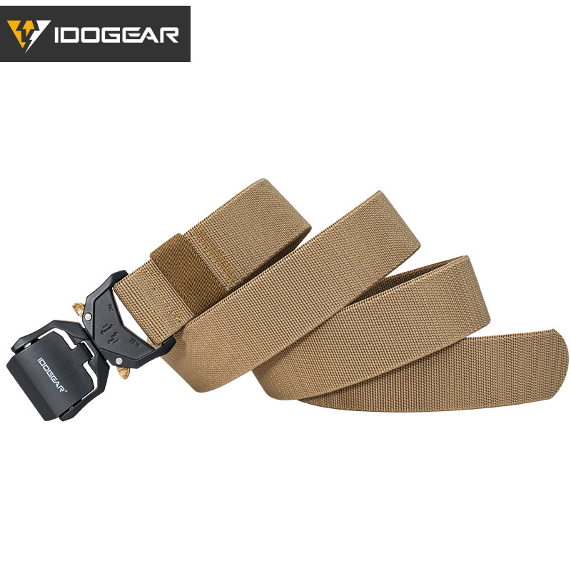 IDOGEAR 1.5'' Men's Tactica Belts Workwear Quick Buckle Release Sport Belts 3437