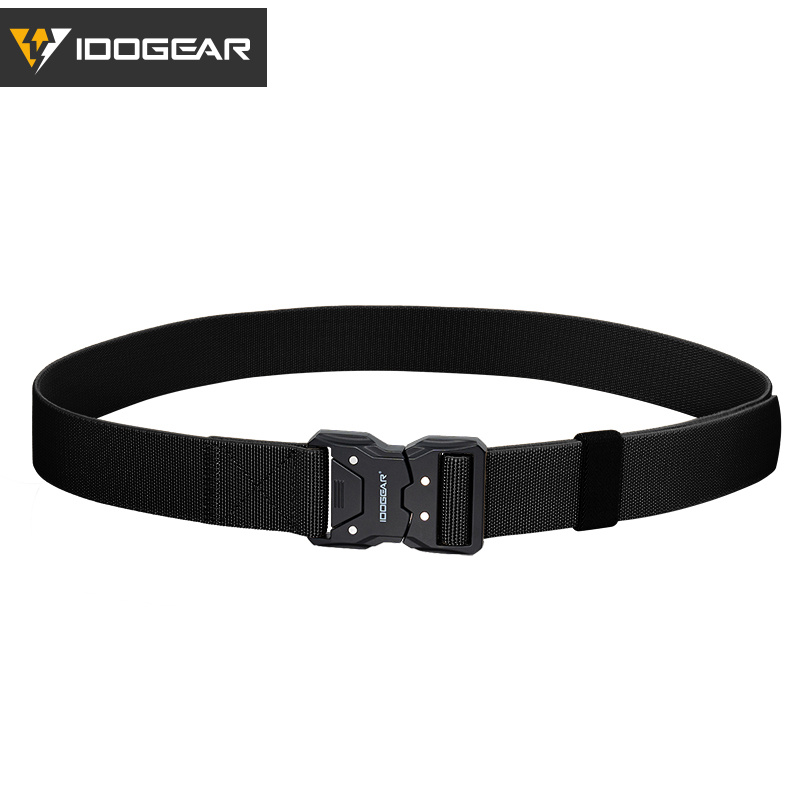 IDOGEAR 1.5'' Men's Elastic Sport Belts Quick Buckle Release EDC Belt 3438
