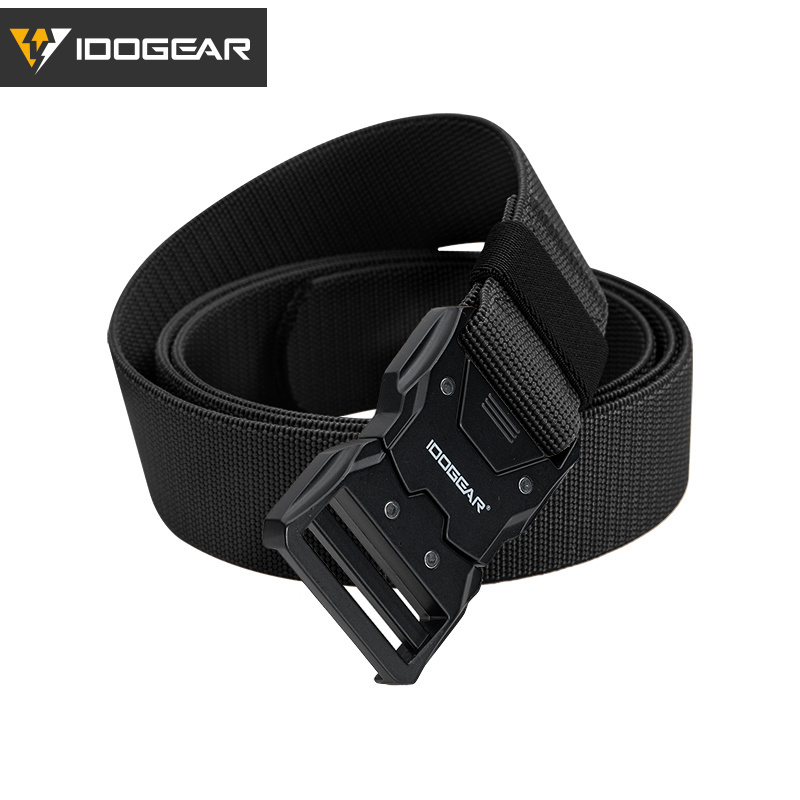 IDOGEAR 1.5'' Men's Elastic Sport Belts Quick Buckle Release EDC Belt 3438