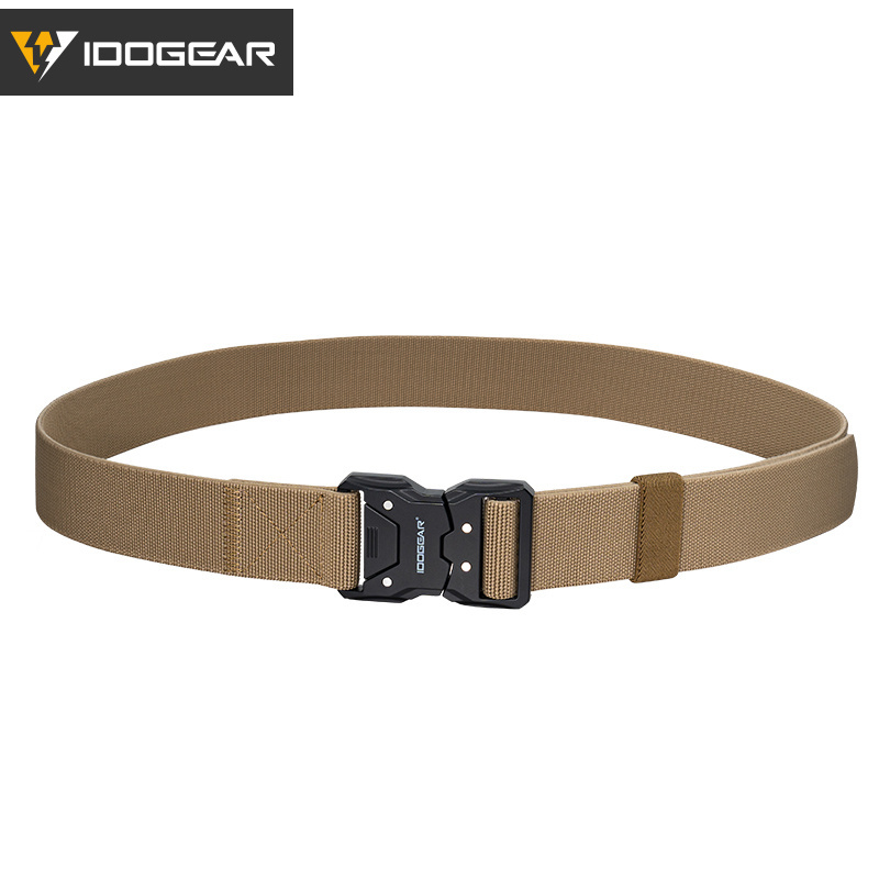 IDOGEAR 1.5'' Men's Elastic Sport Belts Quick Buckle Release EDC Belt 3438