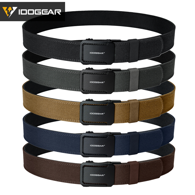 IDOGEAR Belt 1.75" Stretch Ratchet Nylon Belt Heavy-duty Buckle Sport Belts 3439