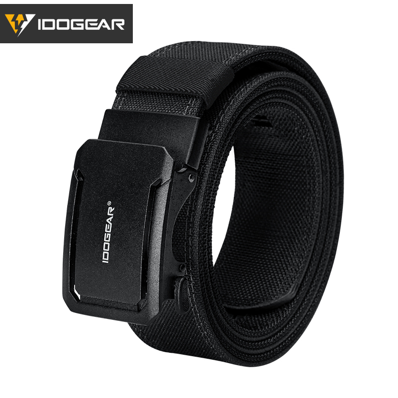 IDOGEAR Belt 1.75" Stretch Ratchet Nylon Belt Heavy-duty Buckle Sport Belts 3439
